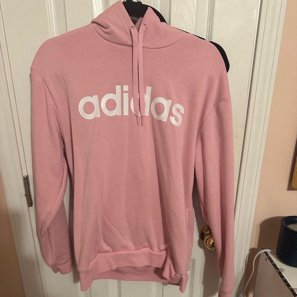 Pink adidas hoodie
